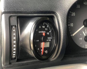 Audi B5 Gauge Pod 52mm Boost Gauge Pod Vent Mount For Audi B5 S4/RS4/A4 - MAXAirflow Tech, 3D Printed Black Plastic Audi B5 Boost Gauge Pod - Foto 10