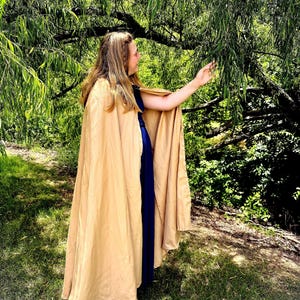 Spring/Fall Cotton Canvas Cloak
