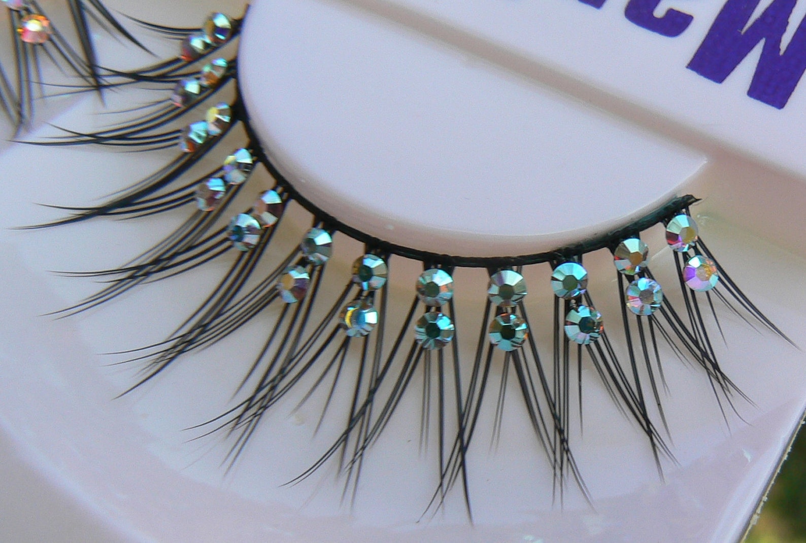 Fake Eyelashes Swarovski Crystal Wedding False Ultra Sparkly Etsy