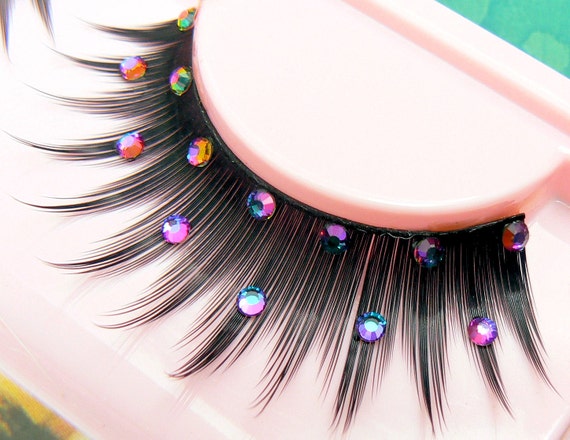 Sparkly Green Eyelashes Sparkly Green Eyelashes