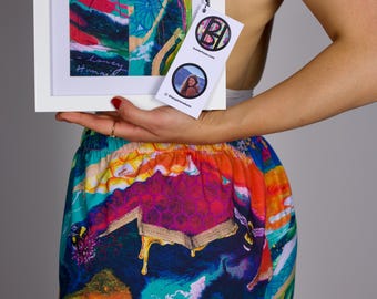 Echte Kunstwerke auf fair produzierter Boxershorts