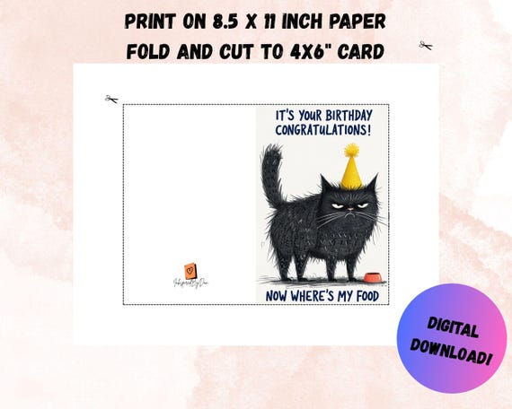 MOKIO® Biglietto Compleanno Pop-Up – Happy Birthday Gatti – Biglietto