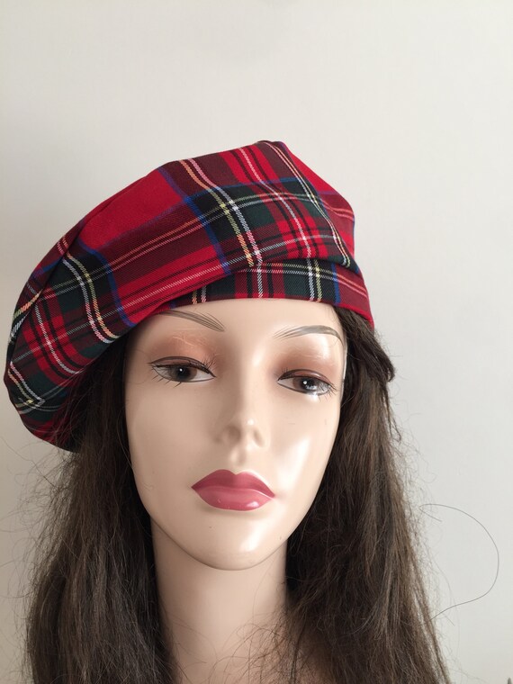 French Beret- Winter Fall Beanie- Scottish- Slouchy Hat- Tam  display picture 2