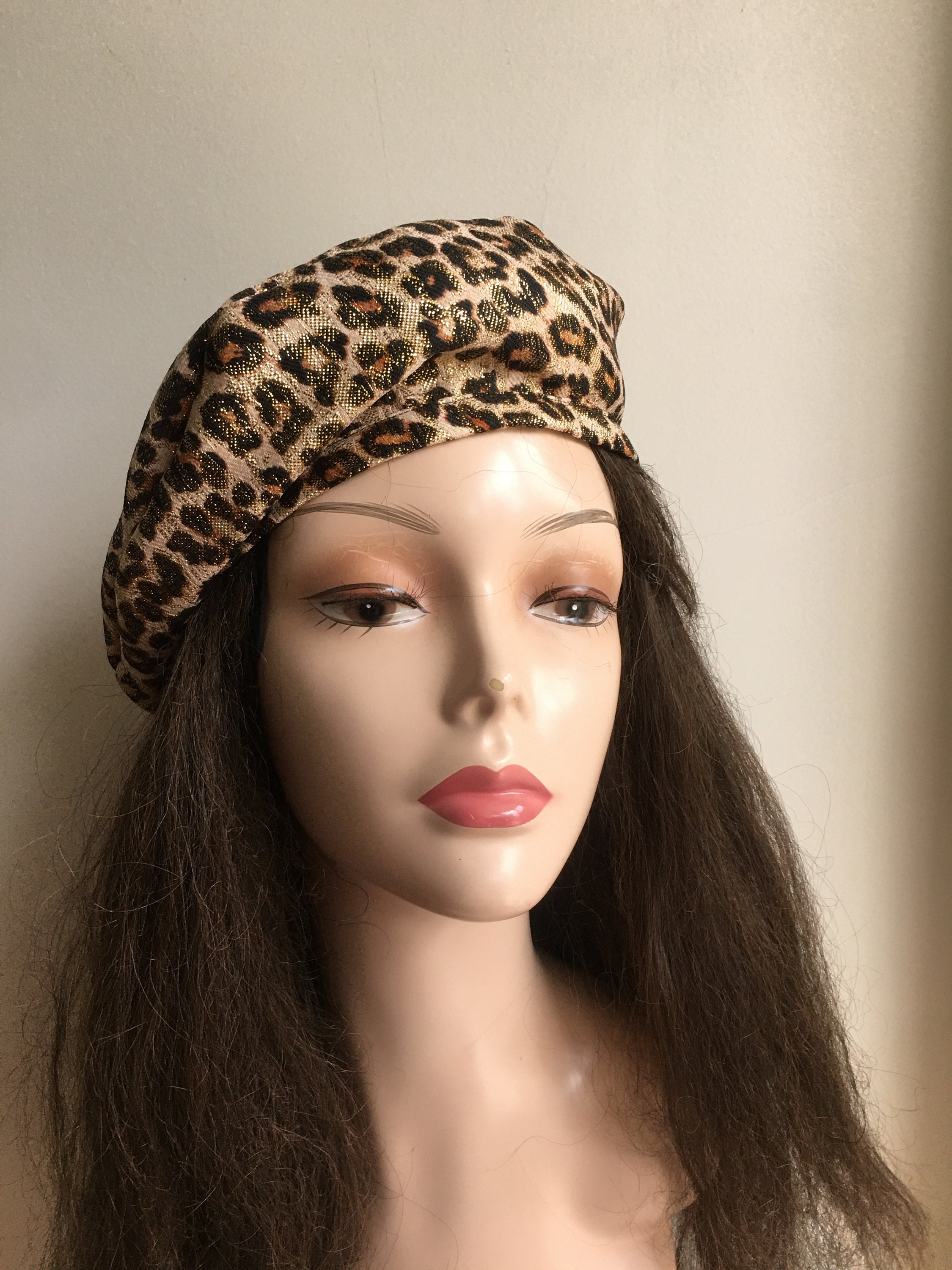 LV Vintage Leopard Cap