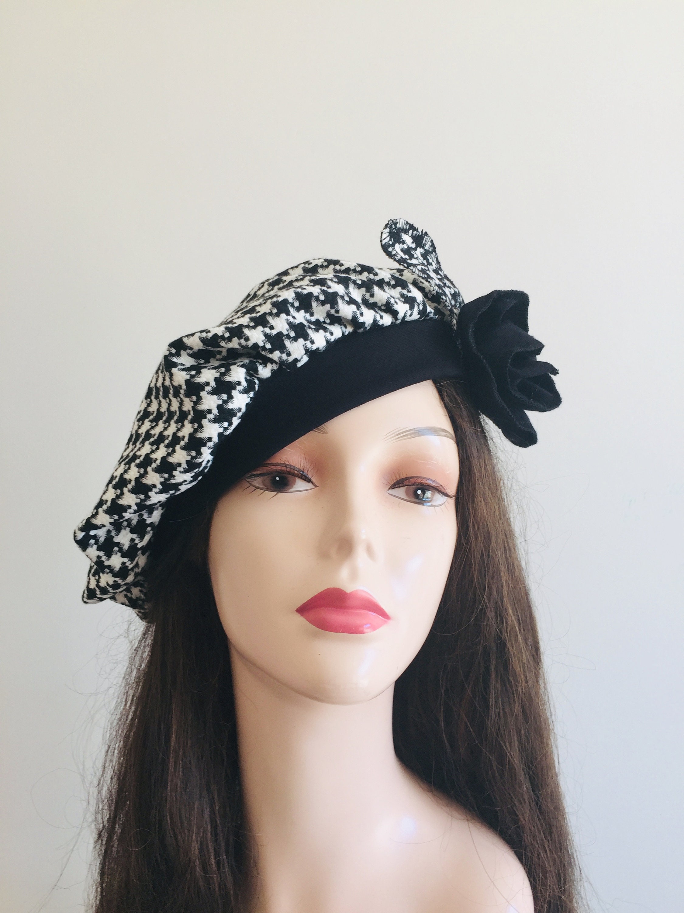 Black Beret With Birdcage - Etsy display picture 1