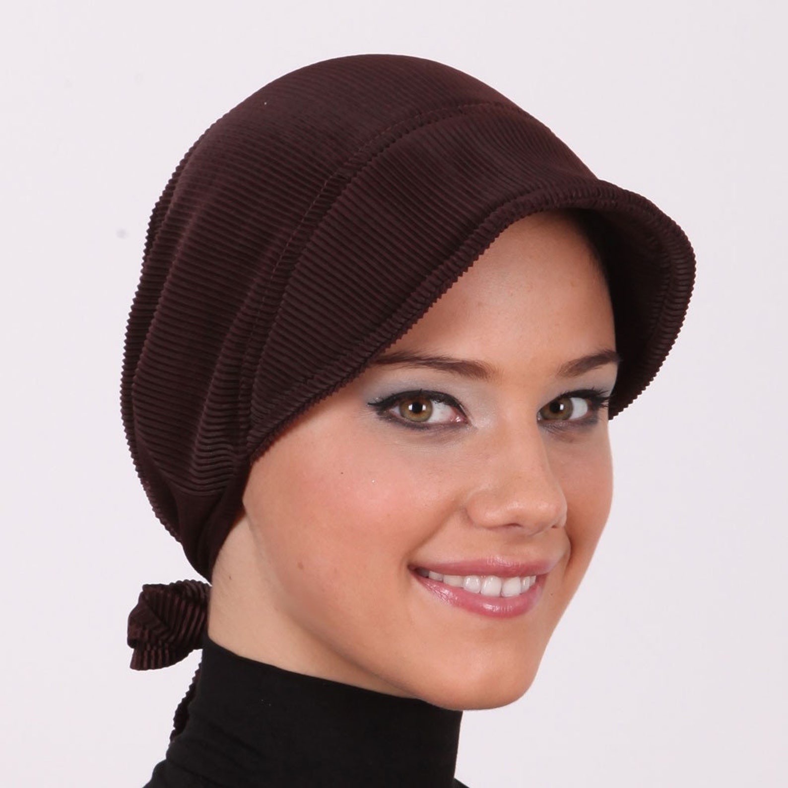 Sun Visor Cap With Ties Hair Bandana fashion Turban Cap Etsy