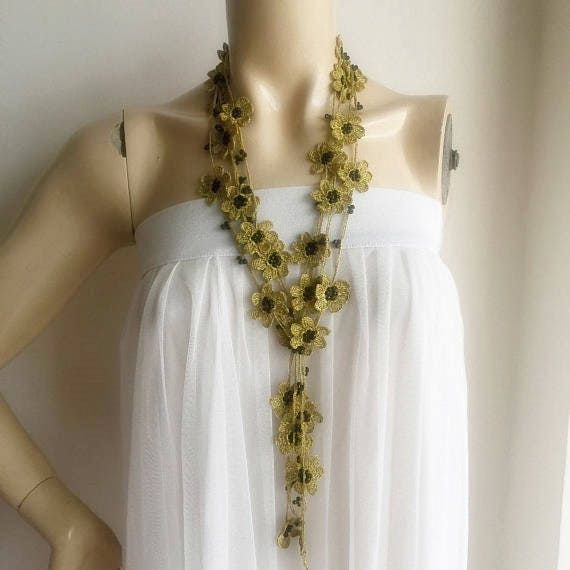 Turkish crochet best sale necklace