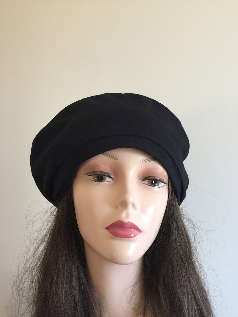 French Beret Black Beret Hat Slouchy Hat Tam French Ladies Etsy Denmark