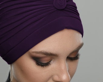 turban women hat- Fashion Turban Cap -Bohemian chemo head scarf- full head wrap- headcovering headband- xmas gift ideas for her