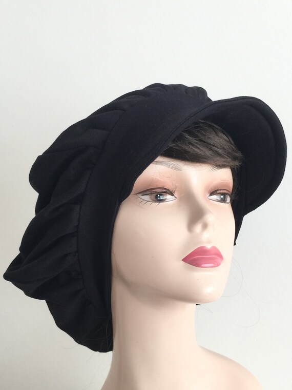 Newsboy Cap for Long Hair Hat for Large 