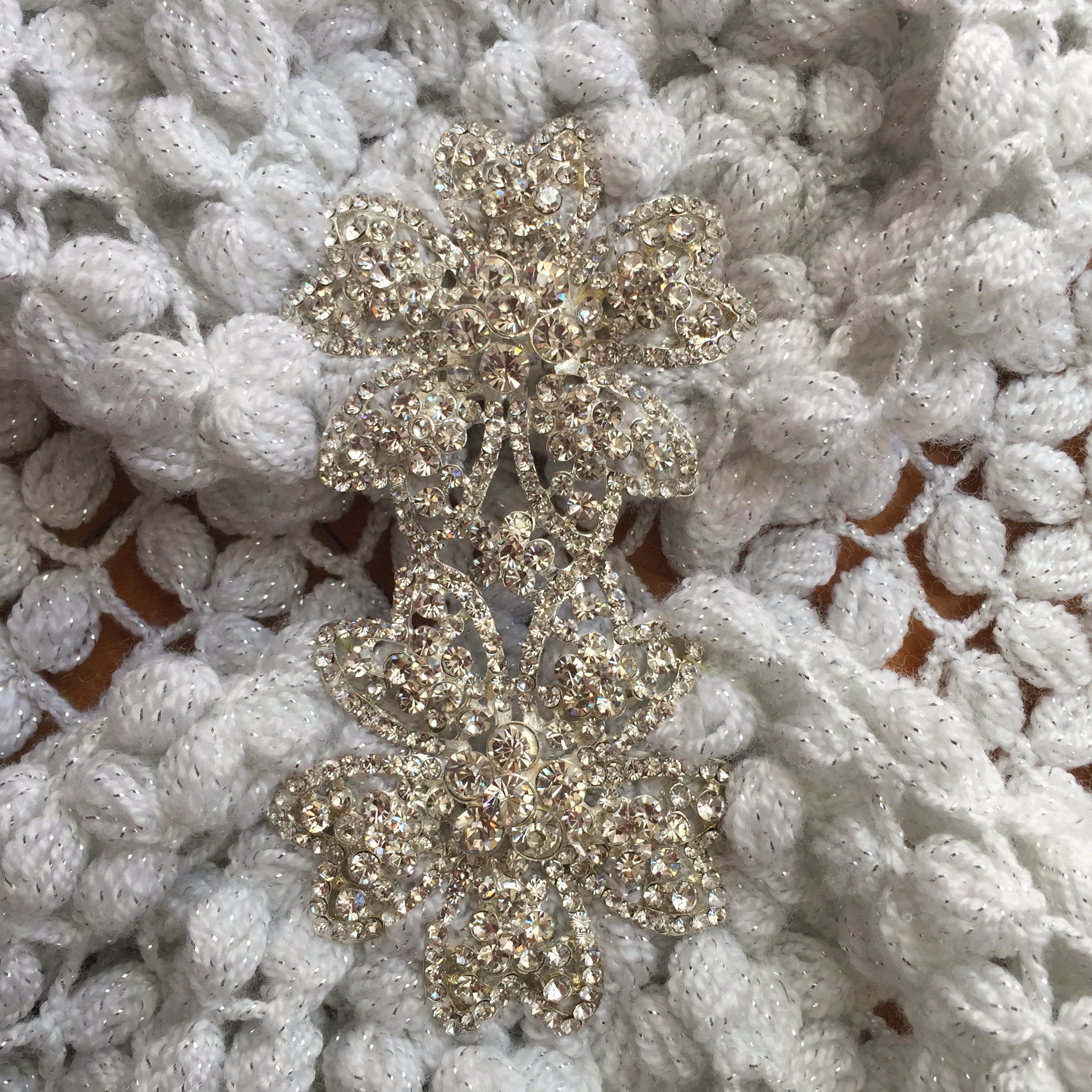 White off Bridal Cape/ Wedding Wrap Shrug Bolero/Hand Crochet | Etsy