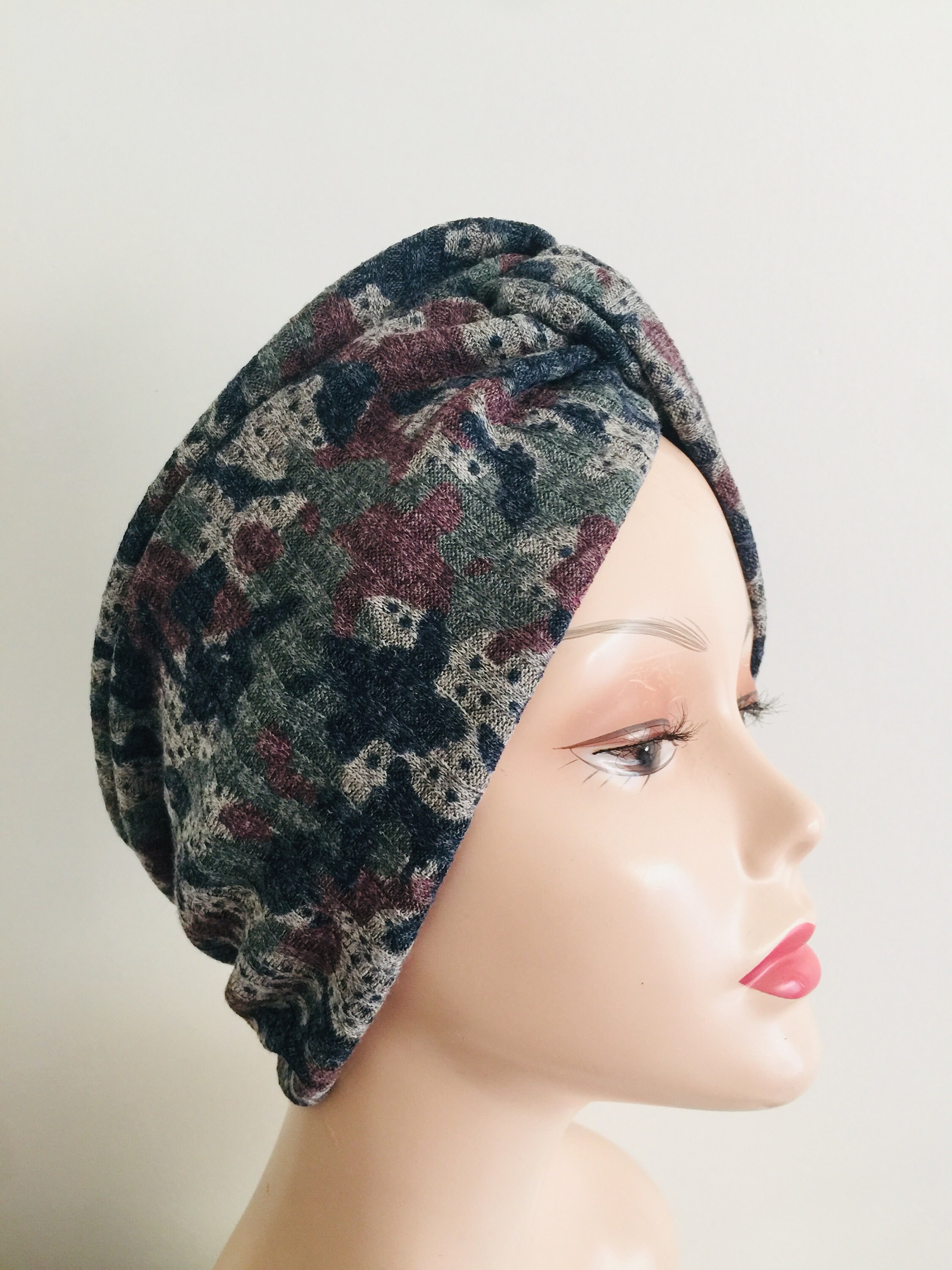 Women's Camouflage Beanie Winter Outfit 