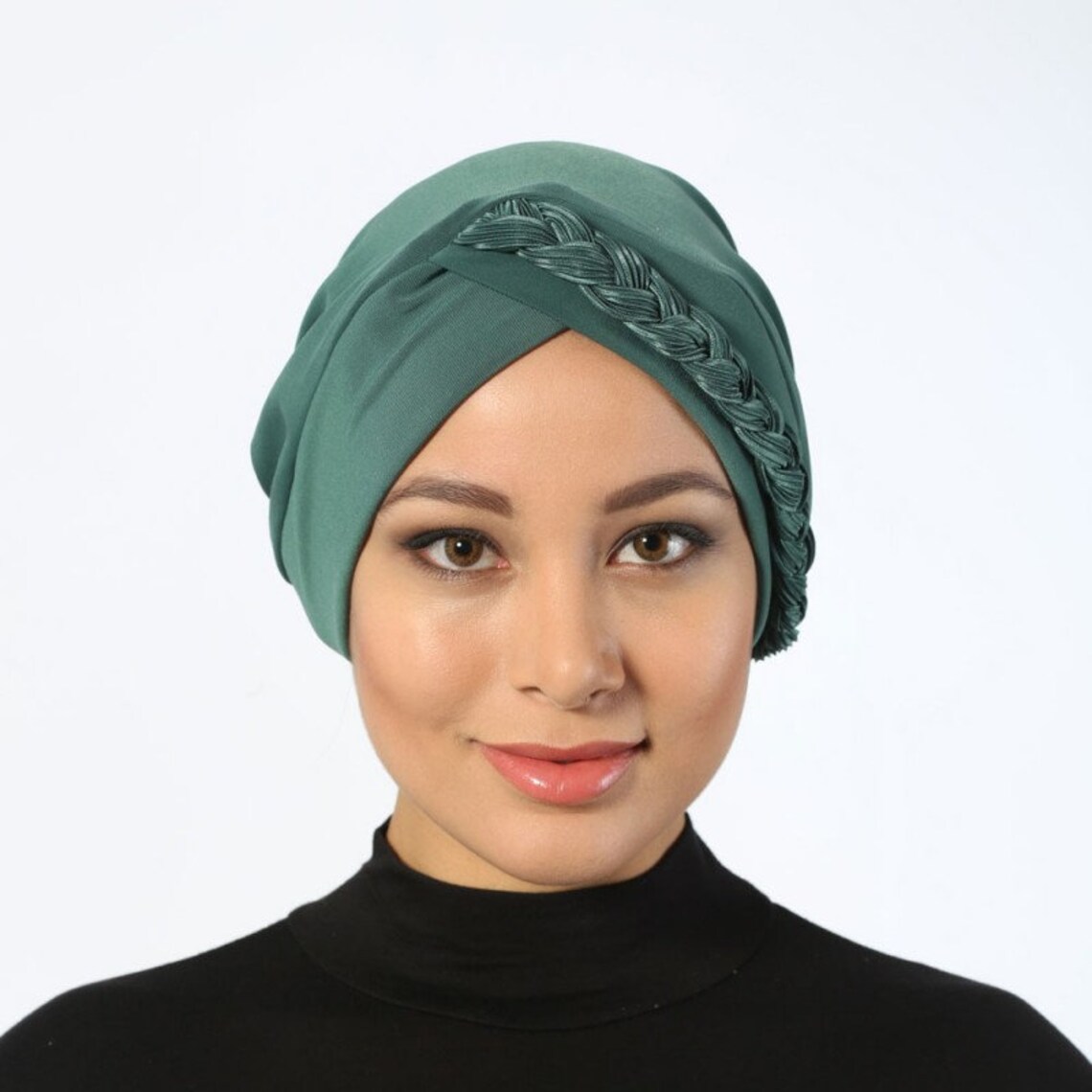 Blush Pink Turban Turban Headwrapfashion Turban Capbraided Etsy