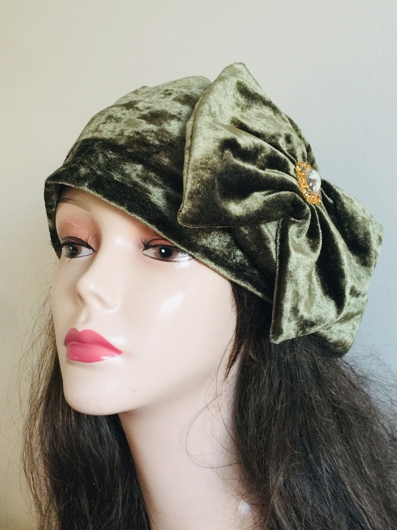 Spring Beret Velvet Slouchy Beanie Formal Beret With Bow - Etsy