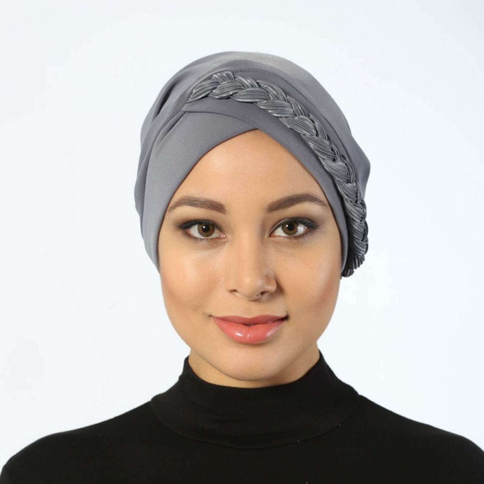 Blush Pink Turban Turban Headwrapfashion Turban Capbraided Etsy