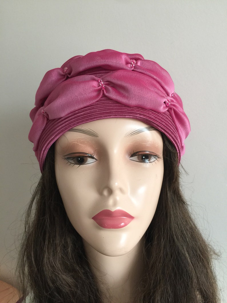 Occasion turban Head covering for chemo hair loss apron head Etsy