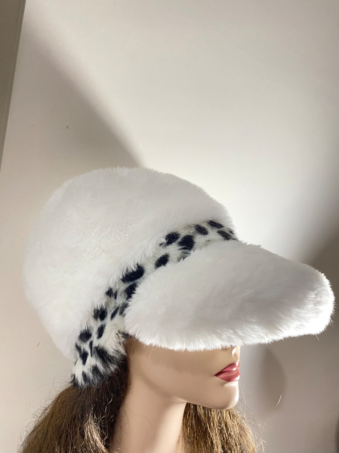 White Faux Fur Fluffy Cap Trafalgar Law Hat Anime Cosplay Etsy UK