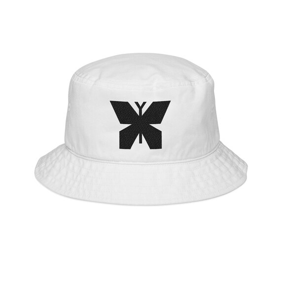 Butterfly Embroidered Bucket Hat Stylish Summer Accessory