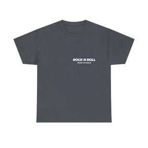 Rock and Roll Unisex Tee, Music Lover T-Shirt, Graphic Band Top, Vintage Concert Shirt, Gift for Rock Fan, Retro Tee for Him, Rocker Tee for