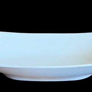 Boontonware White Oval Serving Bowl #609 Melmac