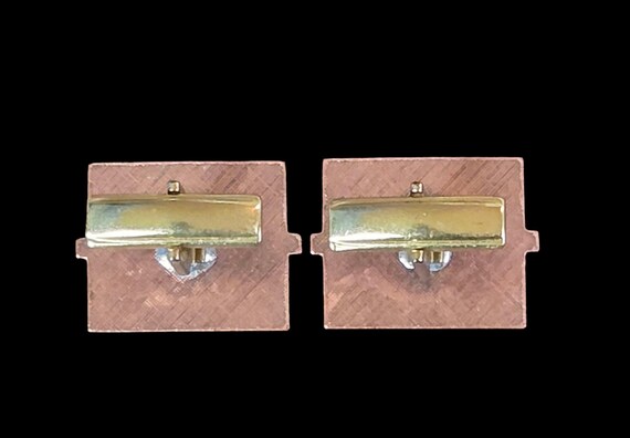 Vintage Copper Cufflinks - image 4