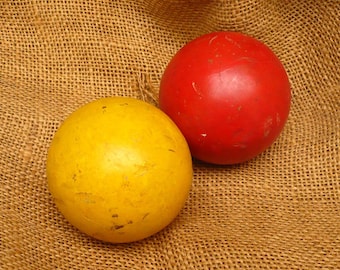 Vintage CROQUET BALLS-small
