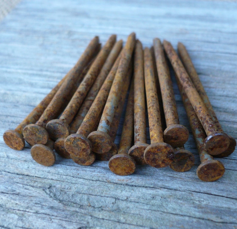RUSTY NAILSGroup of 25Primitive Hardware8d Nails Etsy