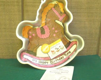 WILTON Rocking Horse Cake Pan - 1984