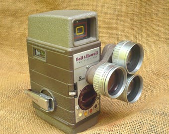 Vintage Movie Camera-Bell & Howell 8mm-Non Working