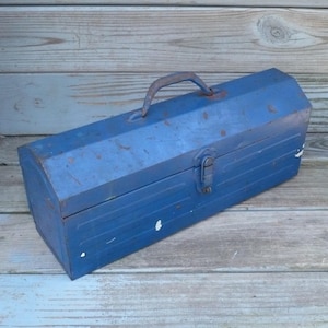 Vintage Hip Roof Tool Box
