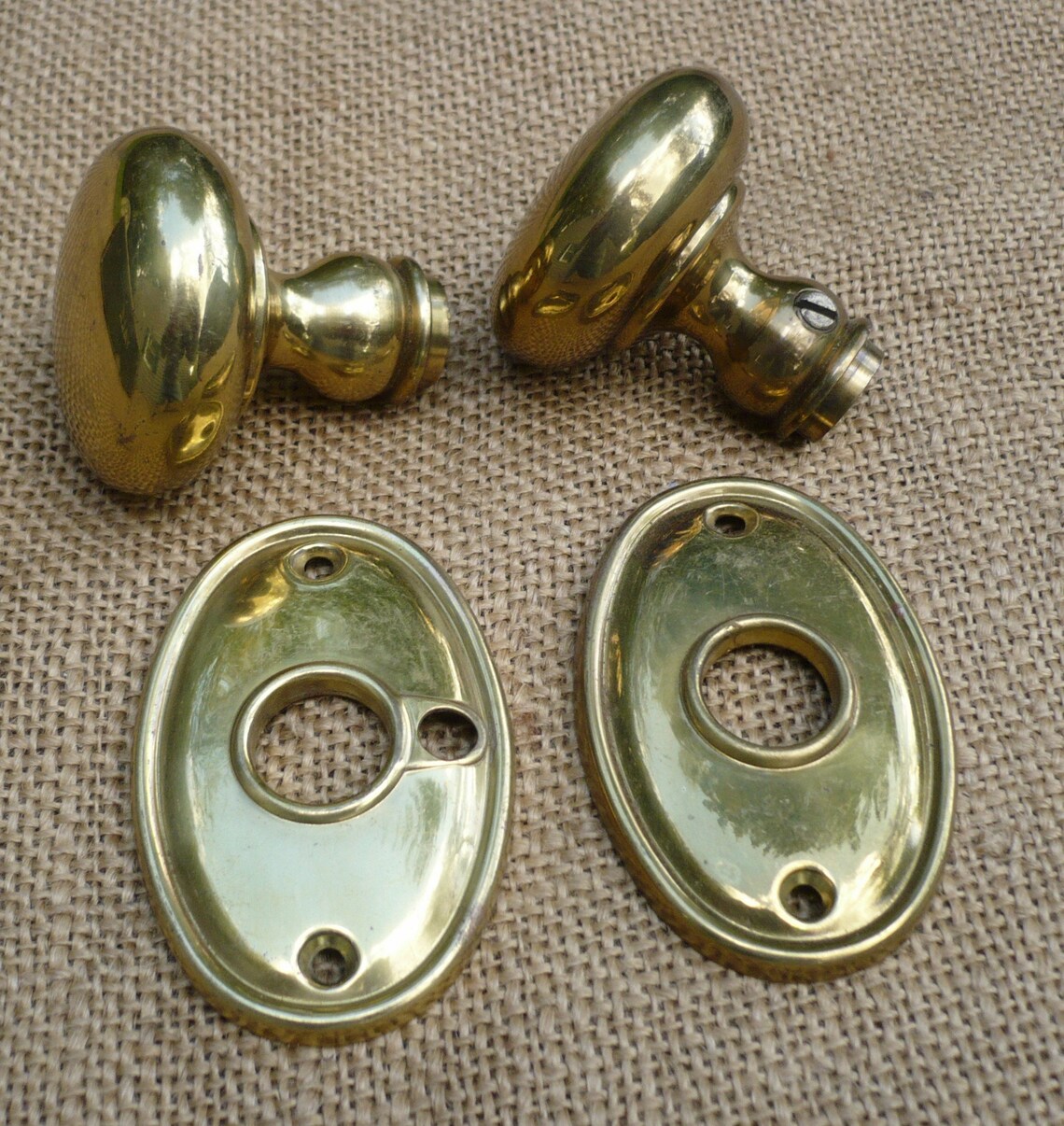 Vintage Door Lock SetYALE Lock PartsBrass Lock Set Etsy