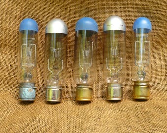 5 LARGE Vintage Projector Bulbs