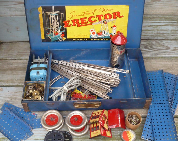 Vintage Erector Set-1938 Copyright - Etsy