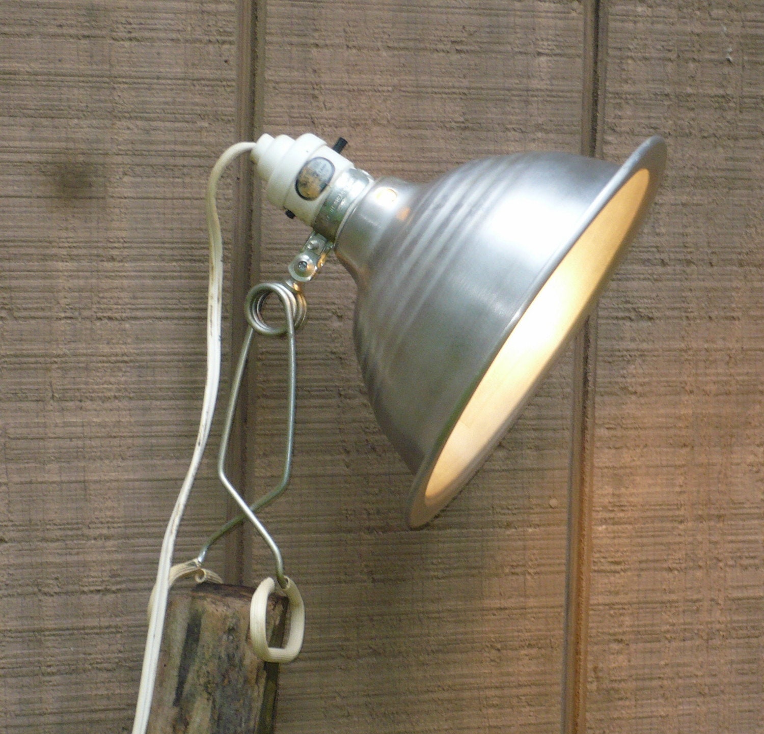 Clamp On LightUtility LightAluminum Shade SpotlightWork Etsy