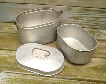 Vintage Viko Aluminum Workman's Lunchbox