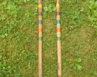 2 Vintage Croquet Stakes