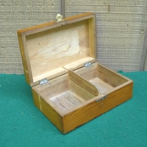 Vintage Divided Pine Box-Small
