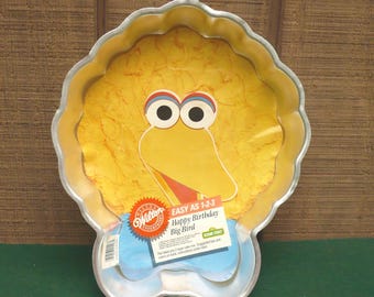 WILTON Happy Birthday Big Bird Cake Pan - 1988