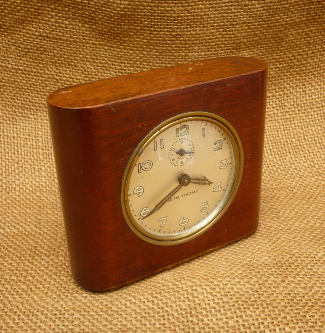 SETH THOMAS Alarm Clockart Deco Clock Etsy