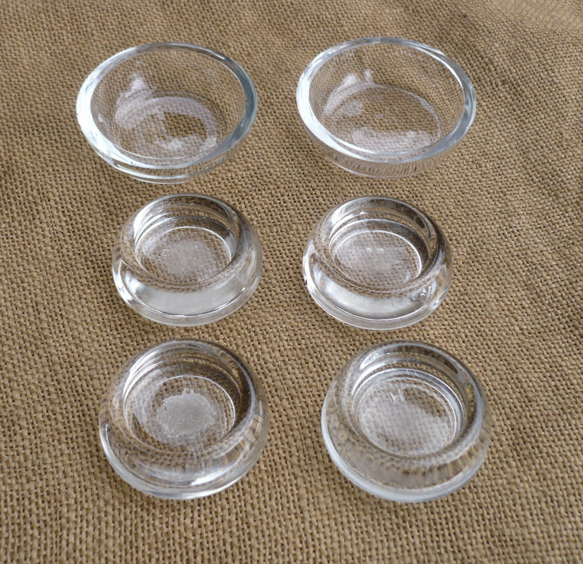 Glass Furniture CoastersGroup of 6 Etsy