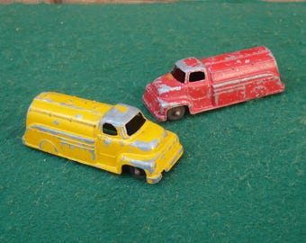 2 TOOTSIETOY Tanker Trucks - 1950s Toys