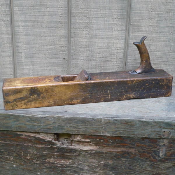 Antique Wood Plane-DECORATED 21" Jointer Plane