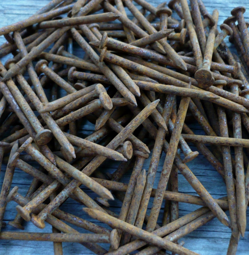RUSTY NAILSGroup of 25Primitive Hardware8d Nails Etsy
