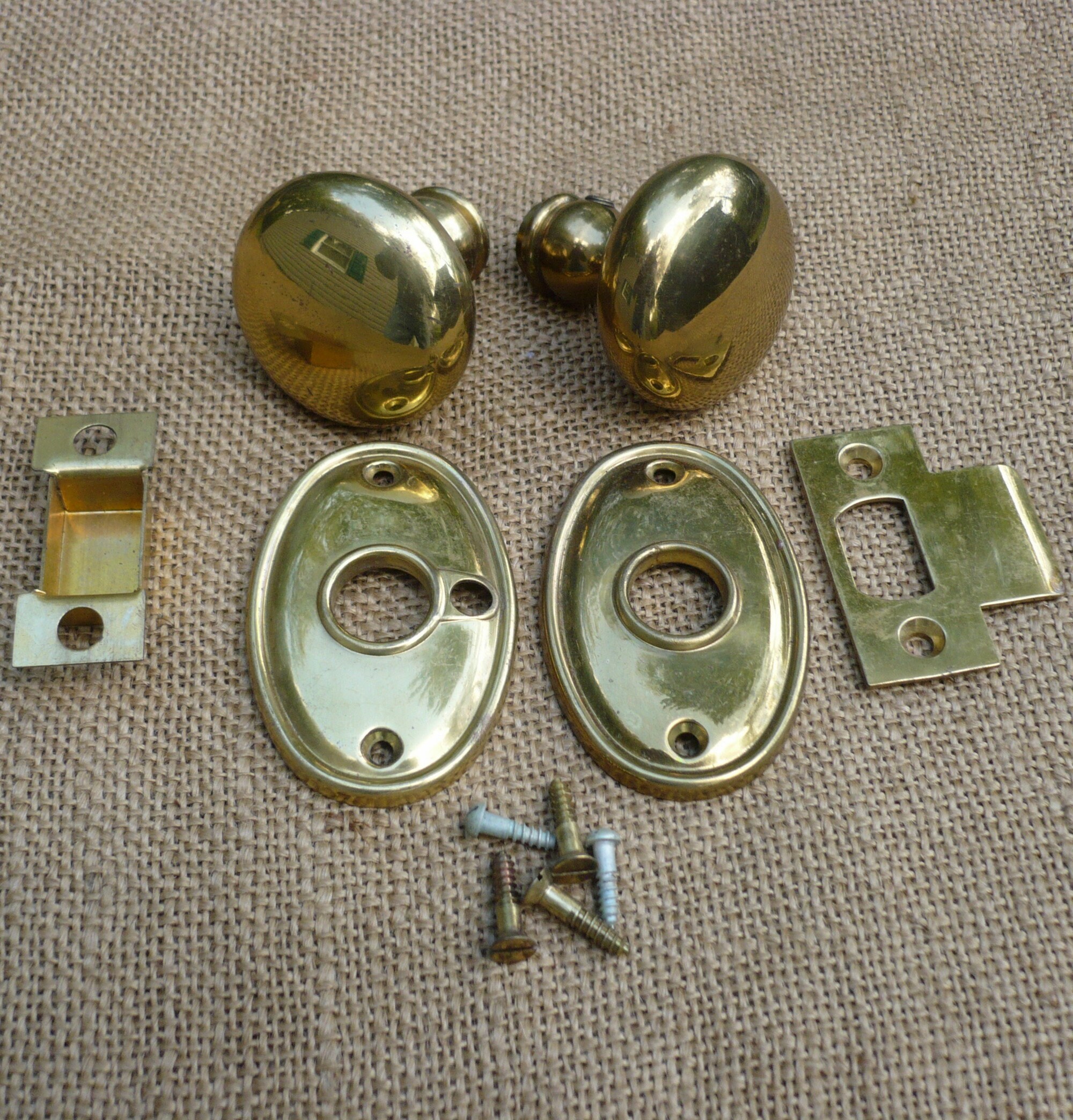 Vintage Door Lock SetYALE Lock PartsBrass Lock Set Etsy