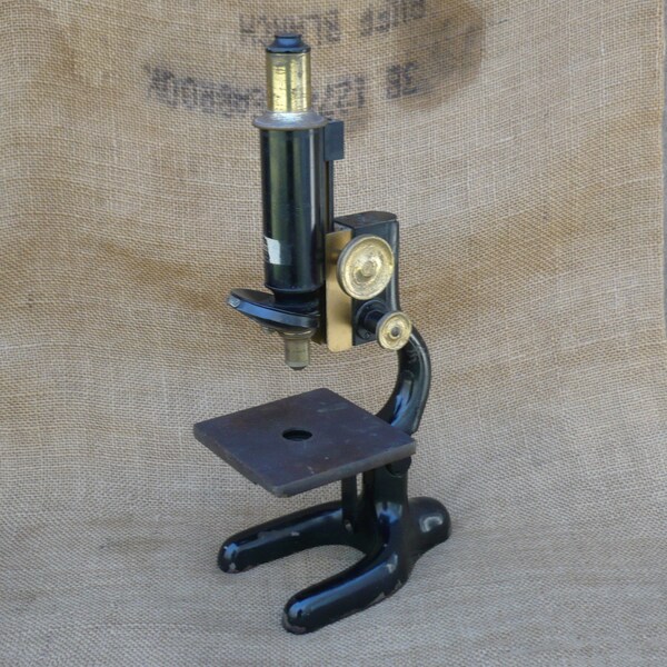 Vintage Microscope Etsy
