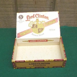 Vintage Cigar Box-LORD CLINTON