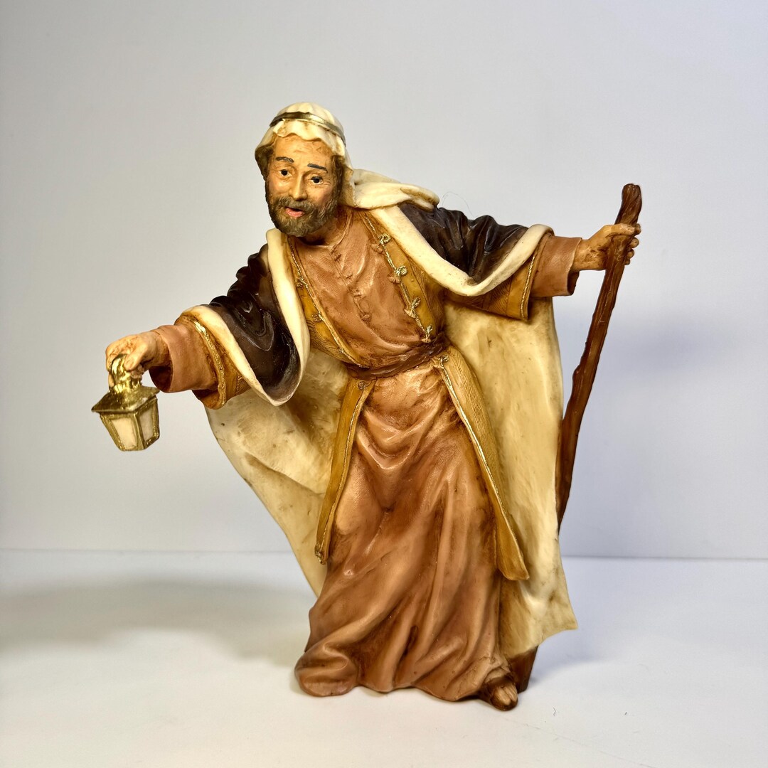 Vintage Castagna Nativity Figure Lantern Bearer • Made in Italy 1991 - Etsy