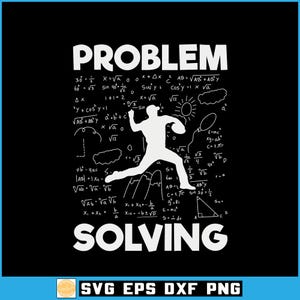 Klättrare SVG, bergsklättring present, matteproblemlösning (digital nedladdning)