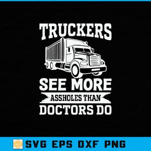 Trucker Dad SVG: Funny Truck Driver Gift, Cricut & Silhouette (Digital Download)