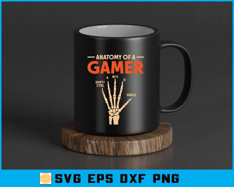 Gamer Skeleton Hand SVG: Funny Gaming Quote Cut File (digital Download ...